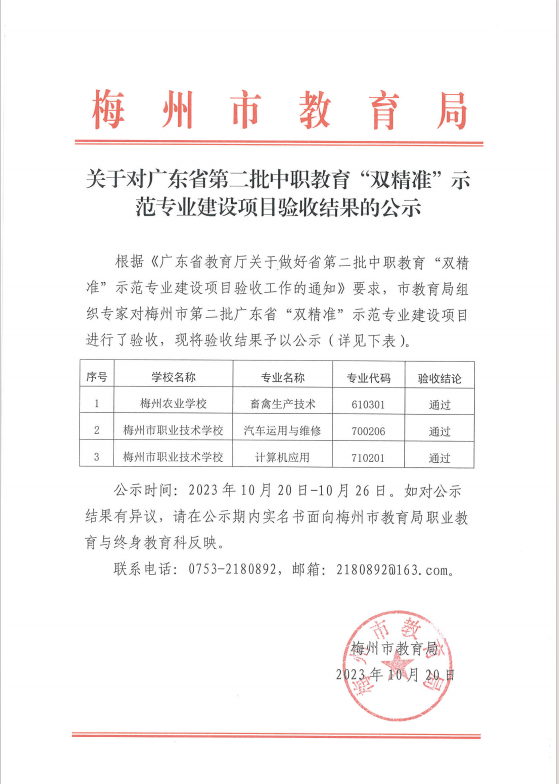 关于对广东省第二批中职教育“双精准”示范专业建设项目验收结果的公示.png